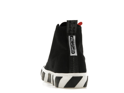 OFF-WHITE Vulcanized Hi Black Red Canvas