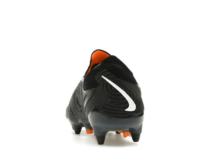 Nike Gripknit Phantom GX Elite SG-Pro Anti-Clog Traction Black Dark Smoke Grey Total Orange