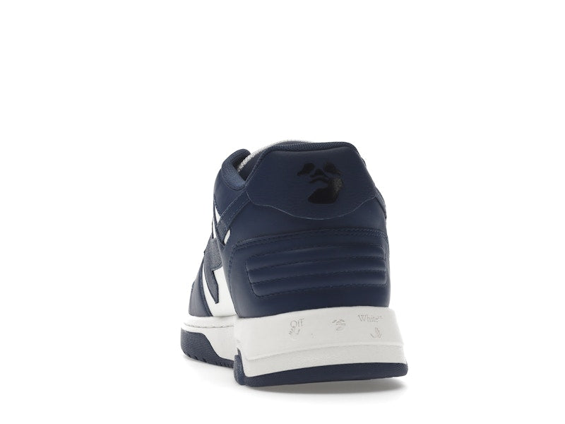 OFF-WHITE Out Of Office "OOO" Low Tops Dark Blue White