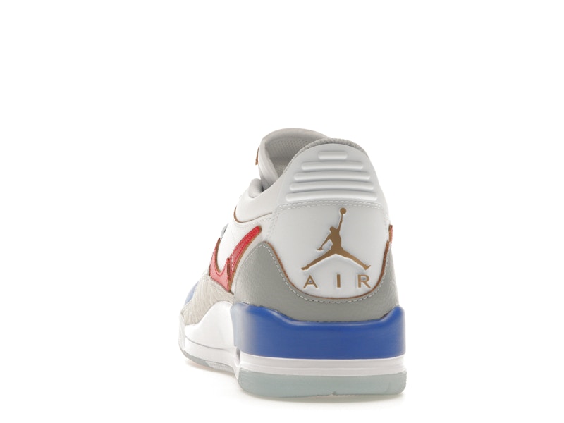 Jordan Legacy 312 Low White Game Royal University Red