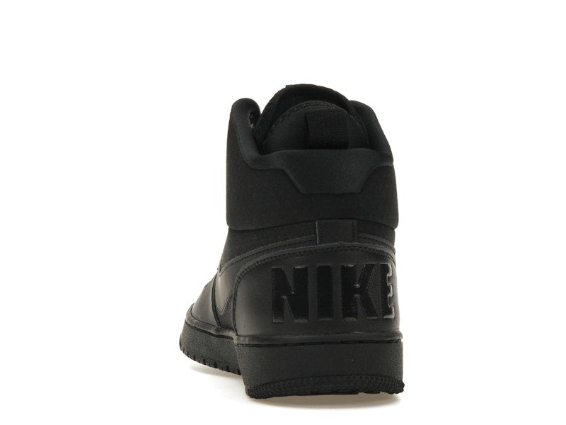 Nike Court Borough Mid Winter Triple Black