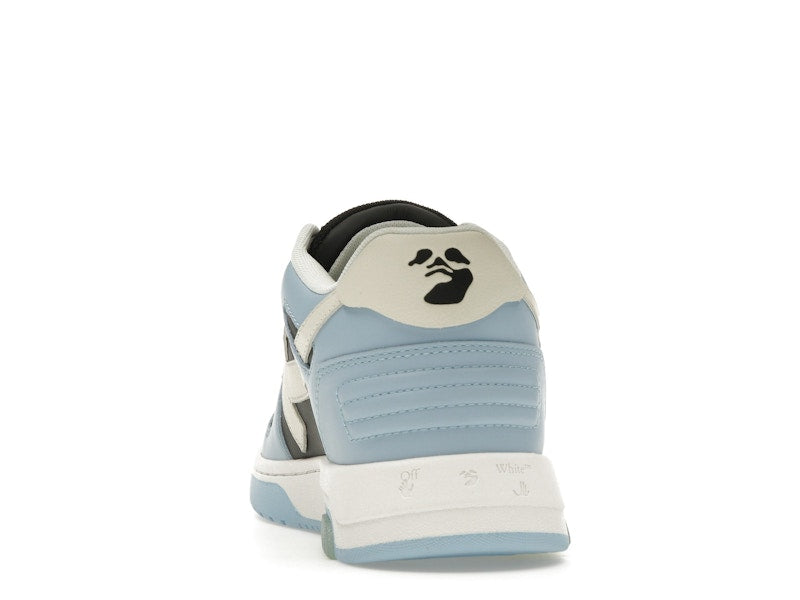 OFF-WHITE Out Of Office OOO Low Tops Light Blue Black