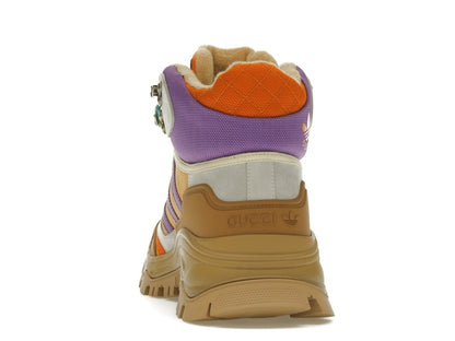 Gucci x Adidas Laced Up Boots Brown Purple (Women's)