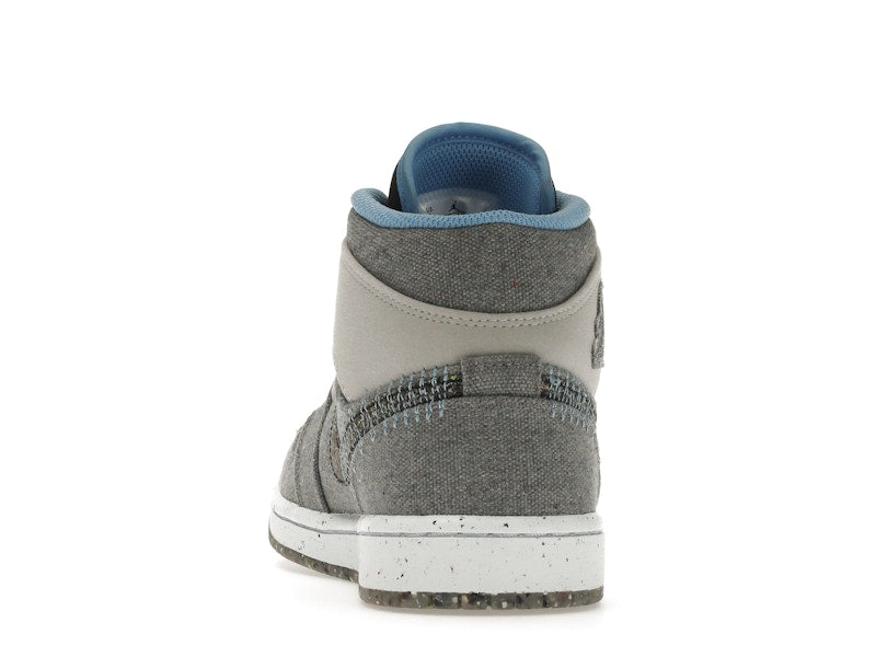 Jordan 1 Mid Crater Grey University Blue