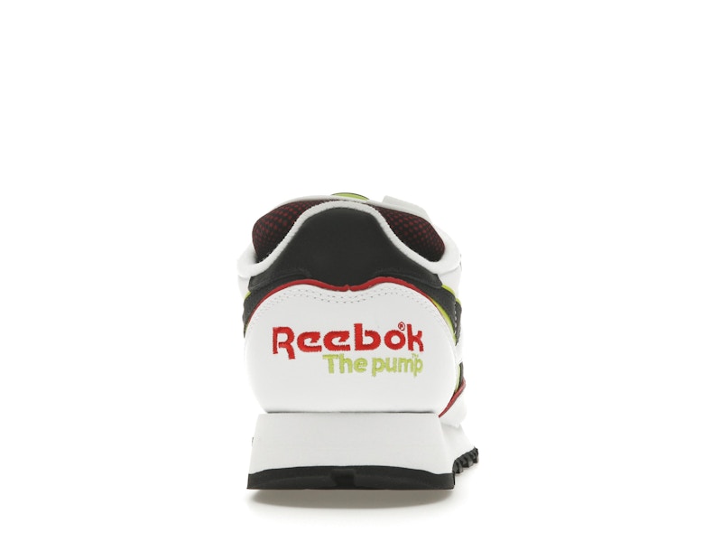 Reebok Classic Leather The Pump White Acid Yellow