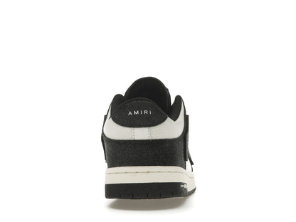 AMIRI Skel Top Low Shimmer Black White