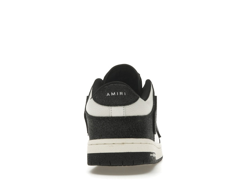 AMIRI Skel Top Low Shimmer Black White