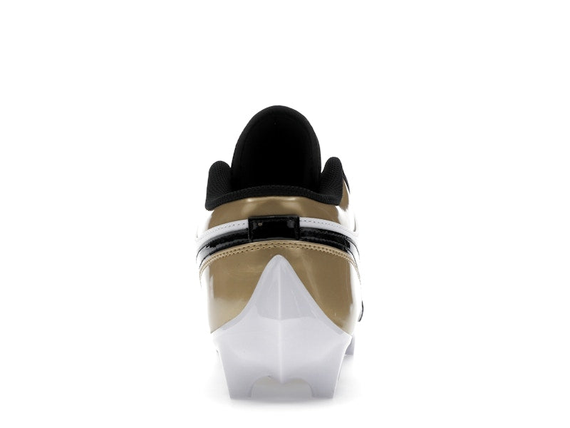 Jordan 1 Low TD Cleat Patent Gold Toe