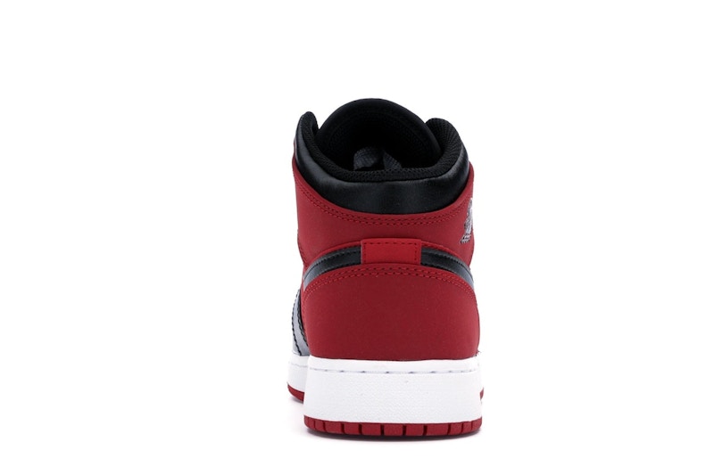 Jordan 1 Mid Gym Red Black (GS)