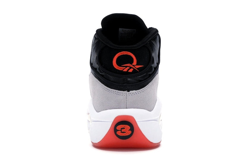 Reebok Pump Question Black Steel Orange