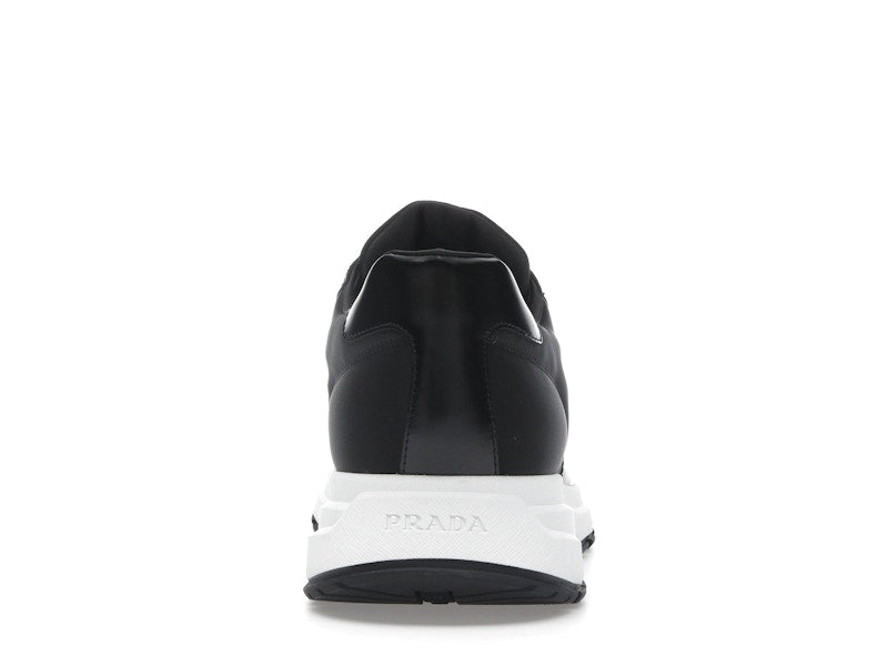 Prada PRAX 01 Sneakers Re-Nylon Brushed Leather Black White