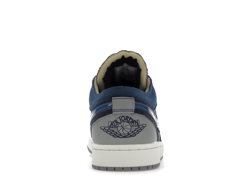 Jordan 1 Low SE Craft Obsidian French Blue Ashen Slate White
