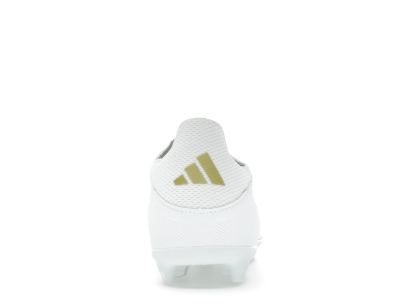adidas F50 League Laceless Firm/Multi-Ground Cloud White Gold Metallic