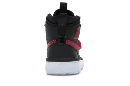 Jordan 1 High React Black Noble Red