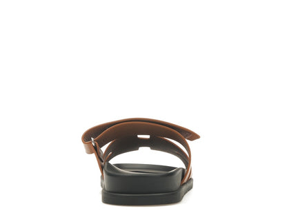 Hermes Chypre Sandal Naturel Black Smooth Calfskin Leather (M)