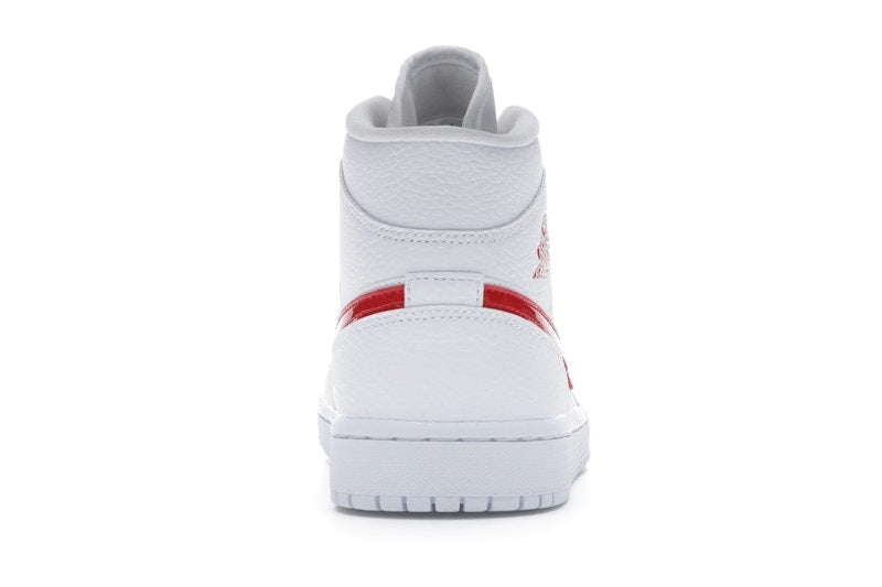 Jordan 1 Mid White University Red (Women's)