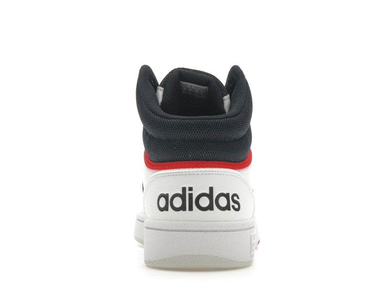 adidas Hoops 3.0 White Navy Red