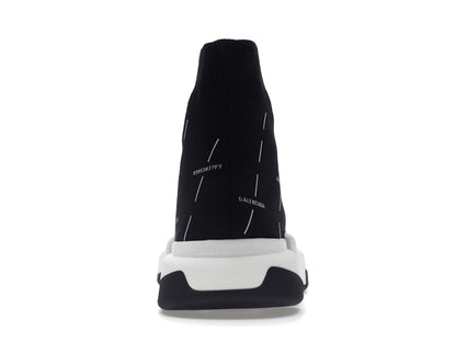 Balenciaga Speed 2.0 Black White Logo