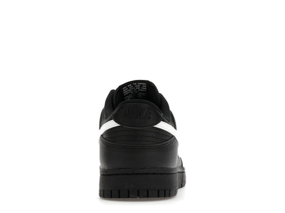 Nike Dunk Low Black White Swoosh
