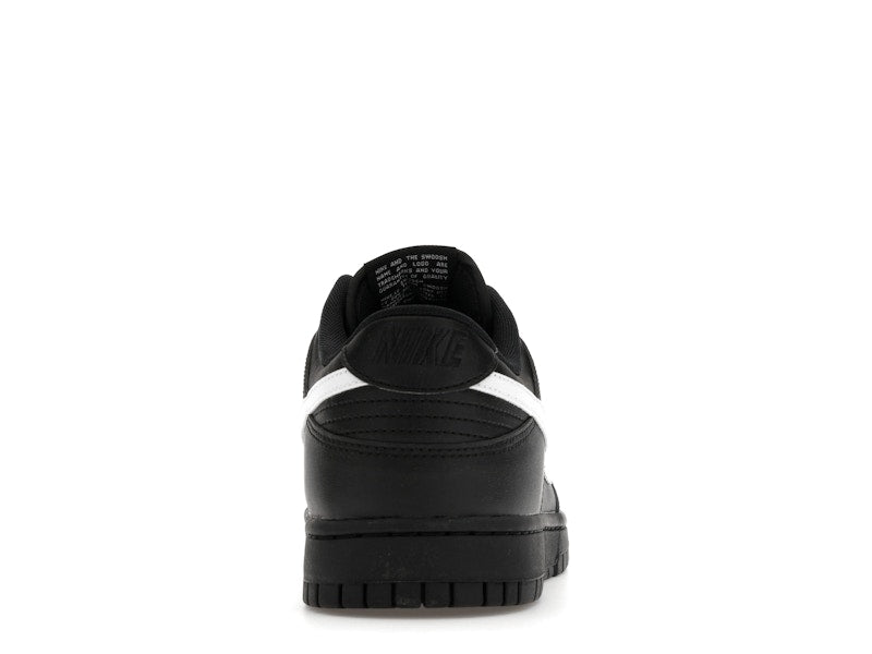 Nike Dunk Low Black White Swoosh