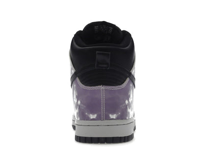 Nike Dunk High Splatter Black White Purple (Women's)