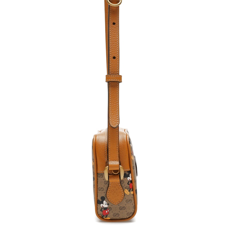 Gucci x Disney Mickey Mouse Crossbody Bag Brown