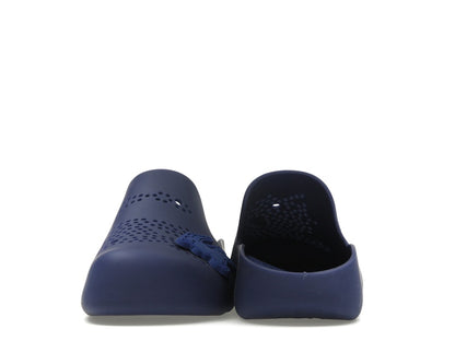 Burberry Stingray Perforated Slides Blue