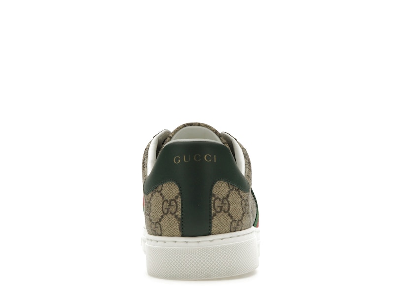 Gucci Ace Web Beige Ebony