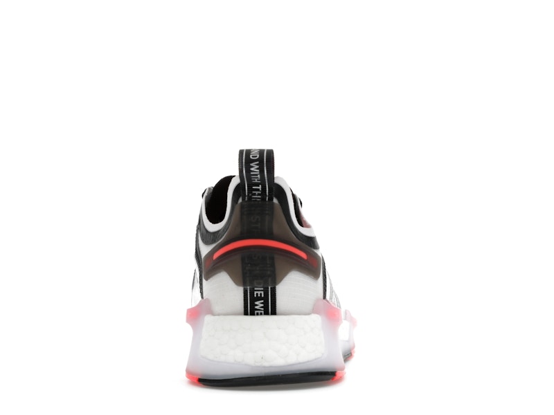 adidas NMD R1 V3 White Matte Silver Crimson