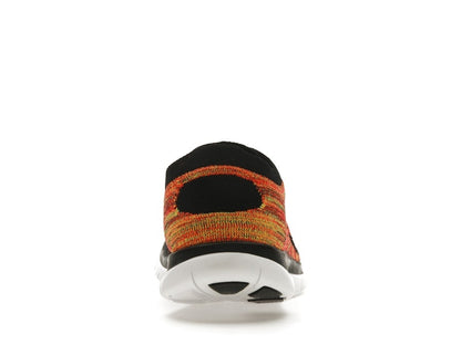 Nike Free Flyknit 4.0 Black Volt Bright Crimson
