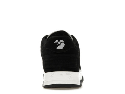 OFF-WHITE Out Of Office OOO Low Tops White Black Suede