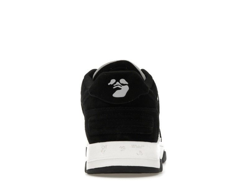 OFF-WHITE Out Of Office OOO Low Tops White Black Suede