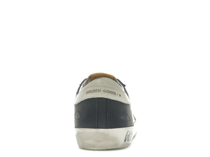 Golden Goose Super Star White Dark Blue Gun Metal