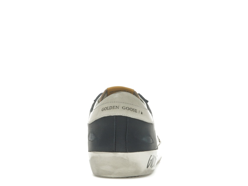 Golden Goose Super Star White Dark Blue Gun Metal