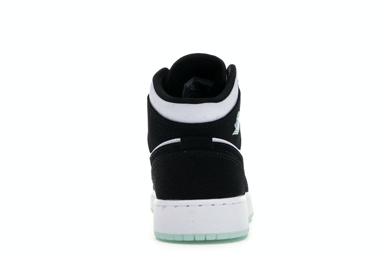 Jordan 1 Mid White Black Teal Tint (GS)