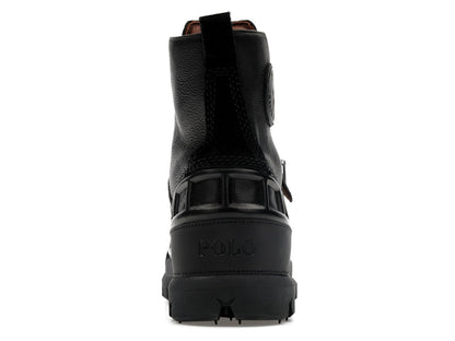 Polo Ralph Lauren Oslo High Oiled Leather Boot Black