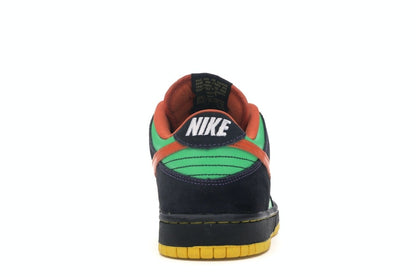 Nike SB Dunk Low Green Spark Hoop Orange