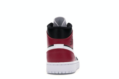 Jordan 1 Mid Black Noble Red (Women's)