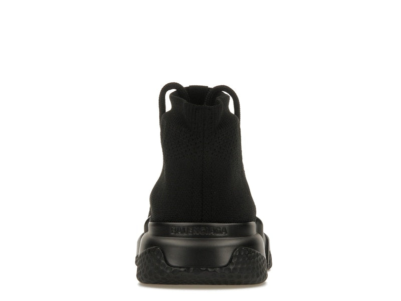 Balenciaga Speed Trainer Lace Up Black