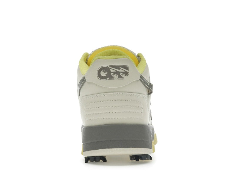 OFF-WHITE Out Of Office OOO Low Tops Golf Paris Hilinski Gray Yellow