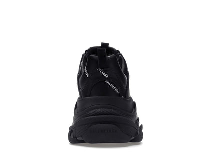 Balenciaga Triple S Black Logo (Women's)