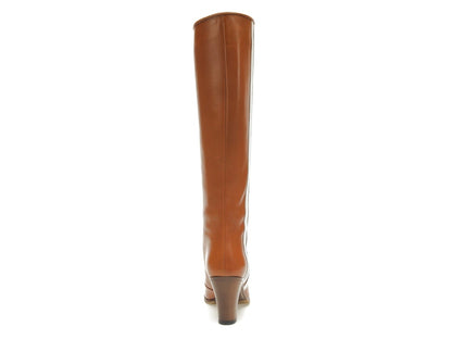 adidas x Gucci 73mm Knee-High Boots Cognac Leather
