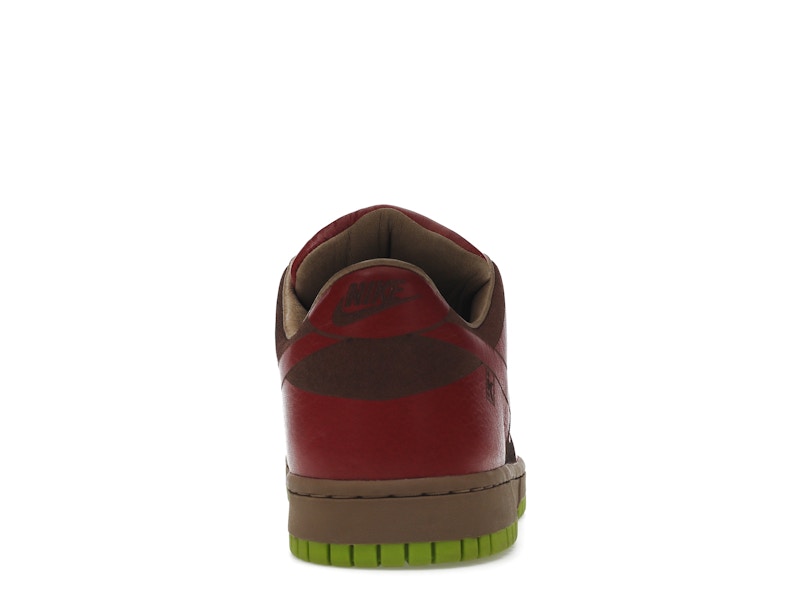 Nike Dunk Low 1-Piece Laser Varsity Red Chartreuse