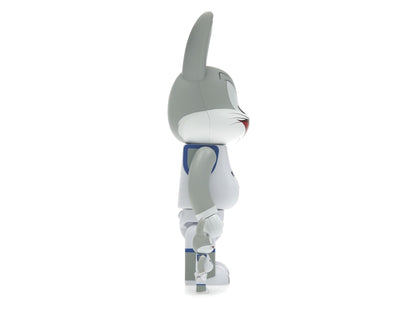 Bearbrick x Space Jam Rabbrick Bugs Bunny 100% & 400% Set Grey