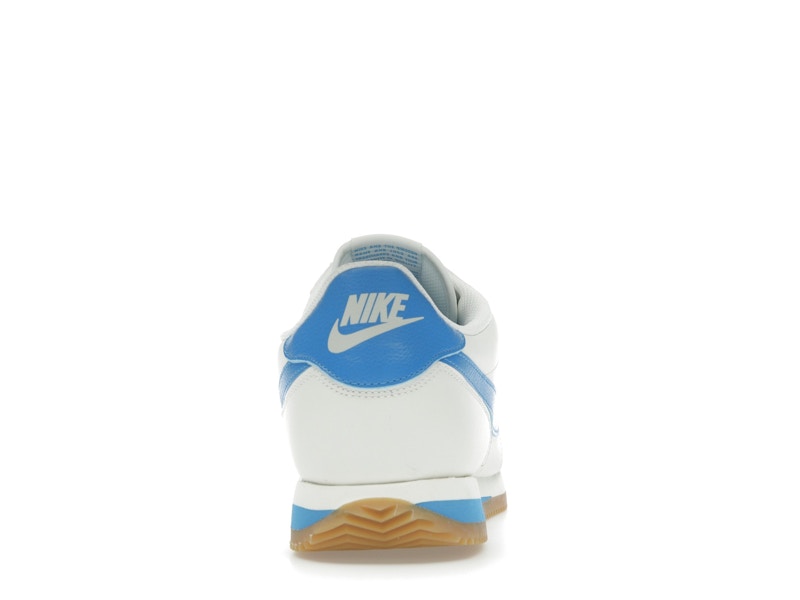 Nike Cortez Leather Sail Gum Yellow Light Photo Blue