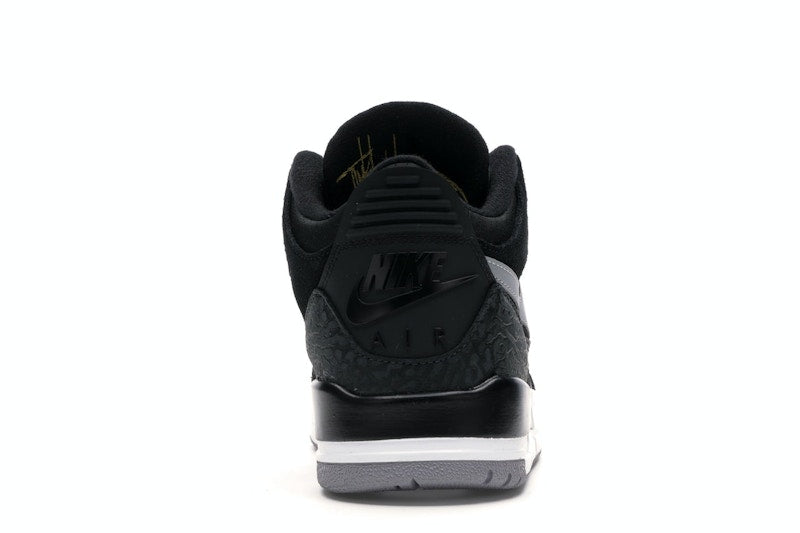 Jordan 3 Retro Tinker Black Cement Gold