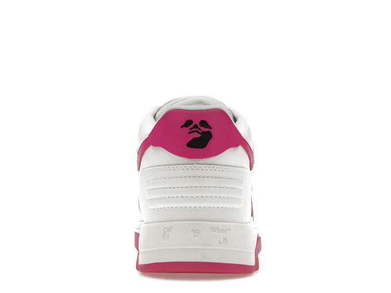 OFF-WHITE Out Of Office Calf Leather White Fuchsia (Women's)