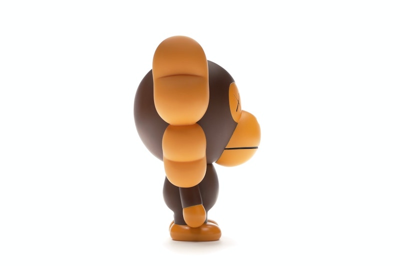 KAWS Bape Dissected Baby Milo Vinyl Figure Brown