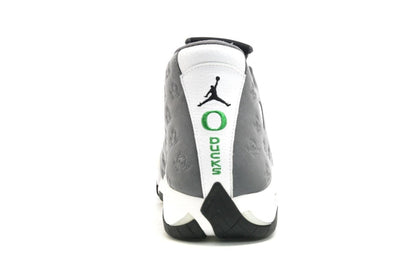 Jordan 14 Retro Oregon Ducks PE Grey