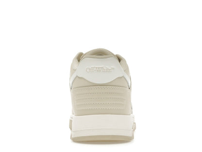 OFF-WHITE Out Of Office OOO Low Tops Angora White
